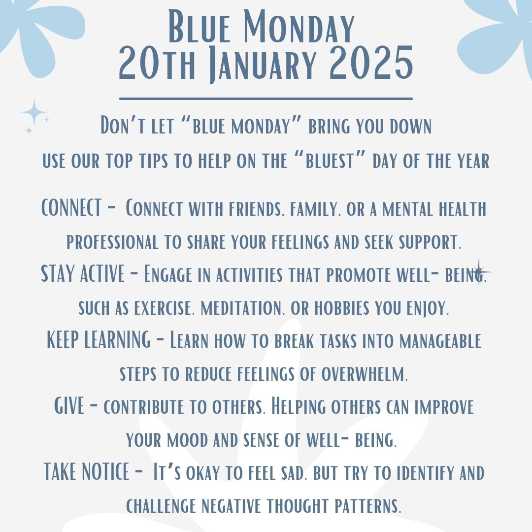 Blue Monday 20th January Etone College